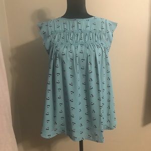 Adorable Green Blouse